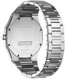 D1 Milano Ultra Thin Fir Green Dial Silver Steel Strap Watch for Men - D1-UTBJ34