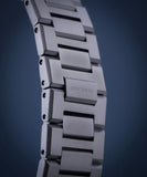 D1 Milano Ultra Thin Blue Dial Gray Steel Strap Watch for Men - D1-UTBJ12