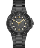 Guess Track Black Dial Black Steel Strap Watch for Men - GW0426G3