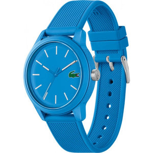Lacoste 12.12 Blue Dial Blue Silicone Strap Watch for Men - 2011193