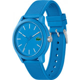 Lacoste 12.12 Blue Dial Blue Silicone Strap Watch for Men - 2011193