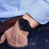 Lacoste 12.12 Black Dial Black Silicon Strap Watch for Men - 2011010