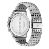 Lacoste Madrid Blue Dial Silver Steel Strap Watch for Men - 2011067